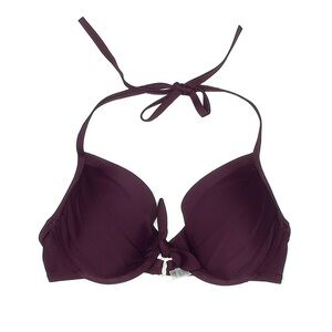 Victorias Secret Plum Halter Bikini Top